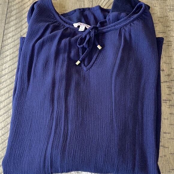 Boho ☮️ Blouse Festival Basic Gold ties Flowy Chic comfy by Juicy🍉Couture - Picture 13 of 17